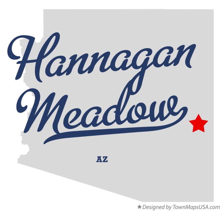 Map of Hannagan Meadow Arizona AZ