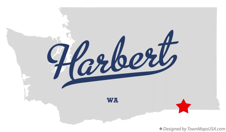 Map of Harbert Washington WA