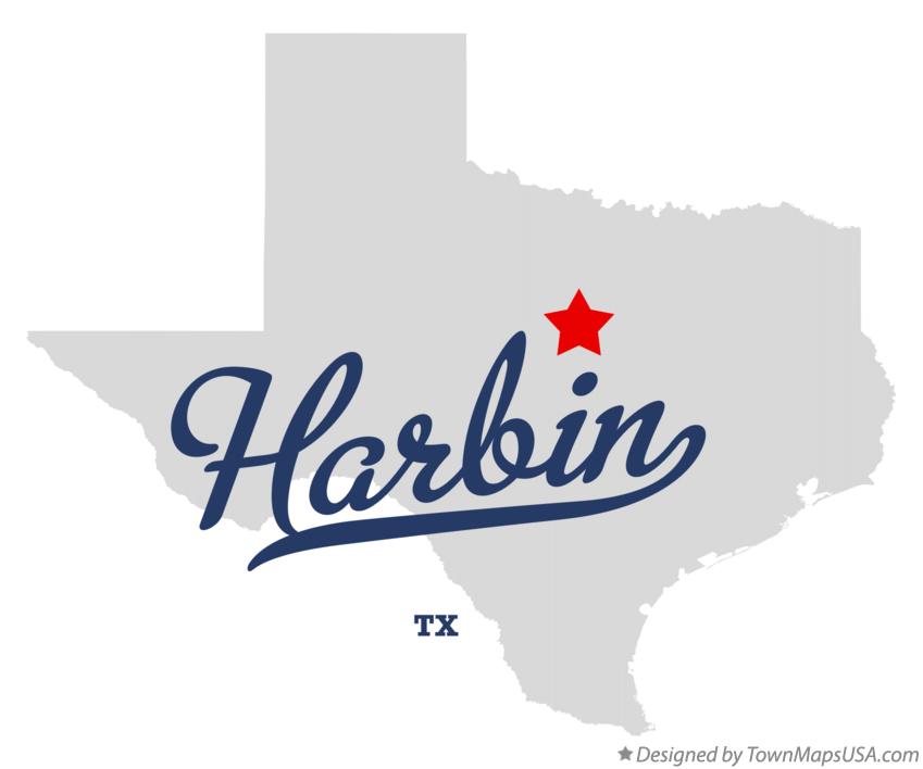 Map of Harbin Texas TX