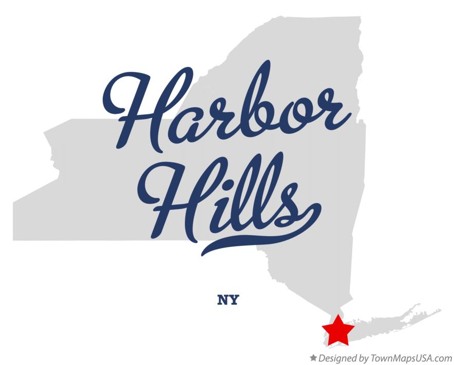 Map of Harbor Hills New York NY