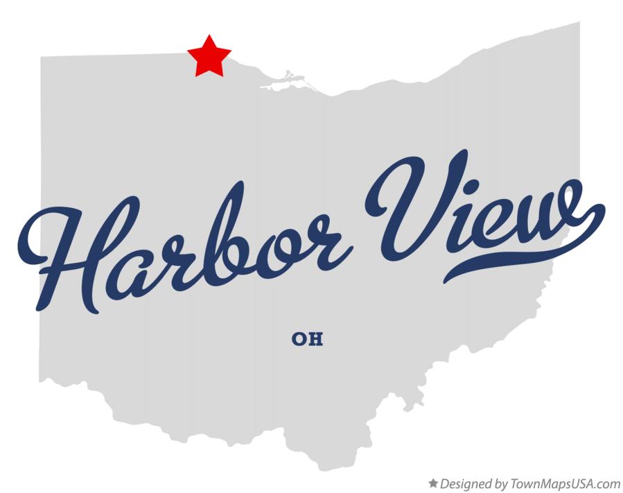 Map of Harbor View Ohio OH