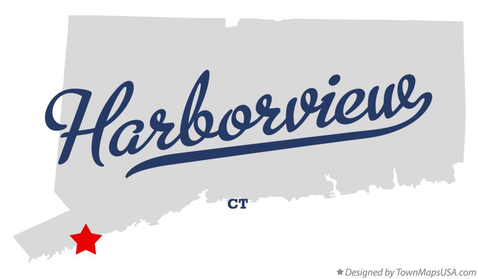 Map of Harborview Connecticut CT