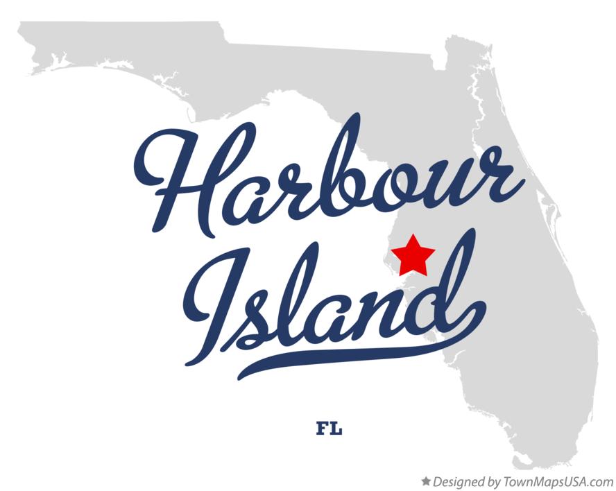 Map of Harbour Island Florida FL