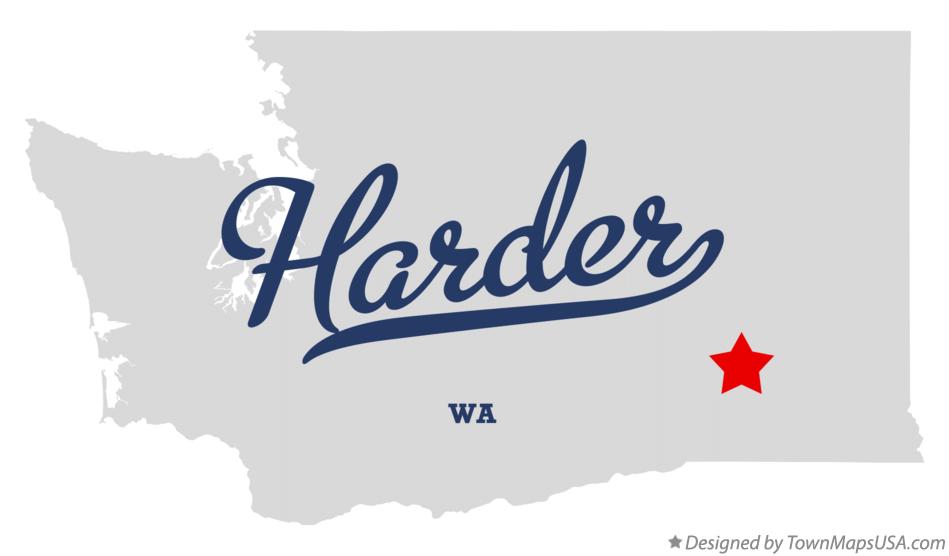Map of Harder Washington WA