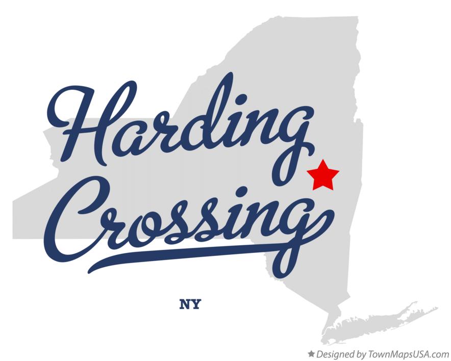 Map of Harding Crossing New York NY
