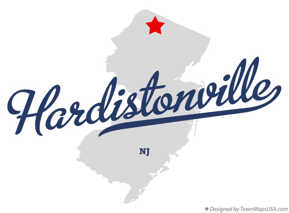 Map of Hardistonville New Jersey NJ