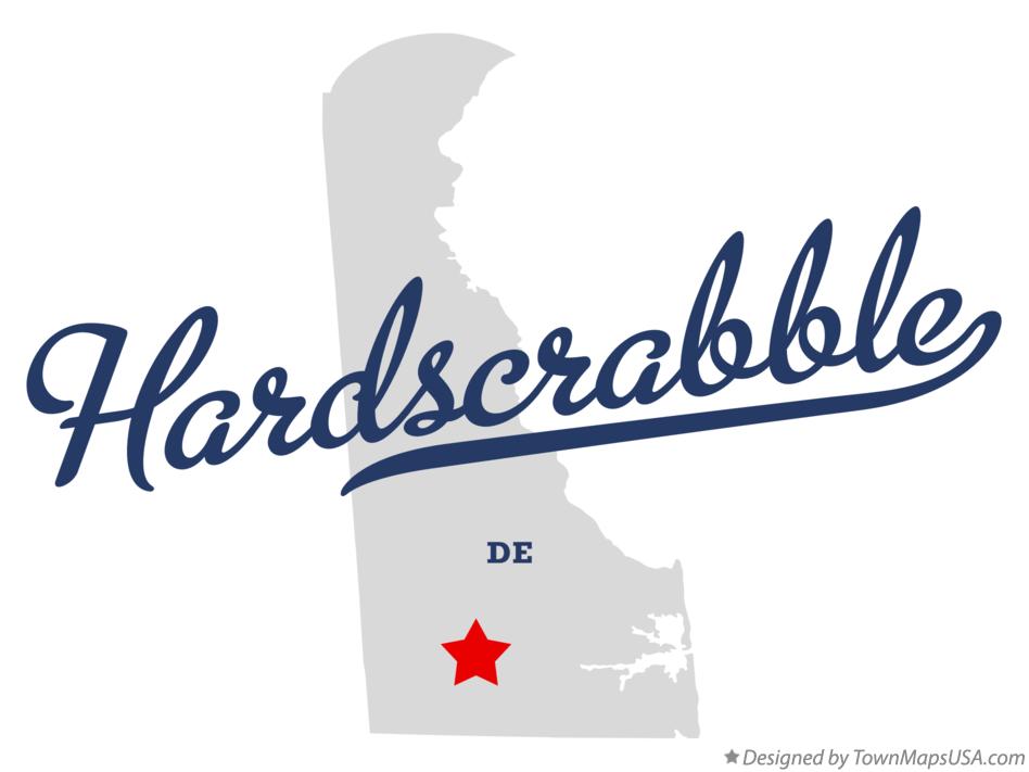 Map of Hardscrabble Delaware DE