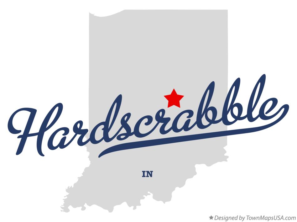 Map of Hardscrabble Indiana IN