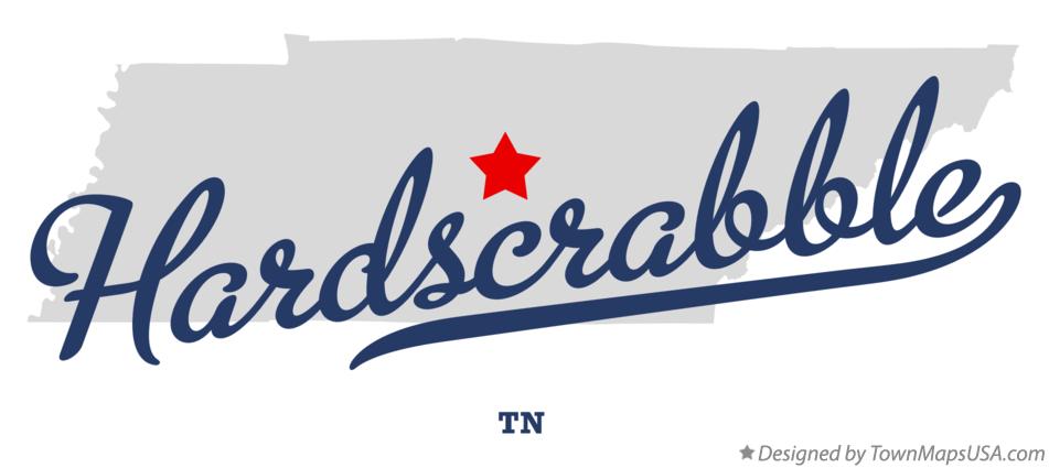 Map of Hardscrabble Tennessee TN