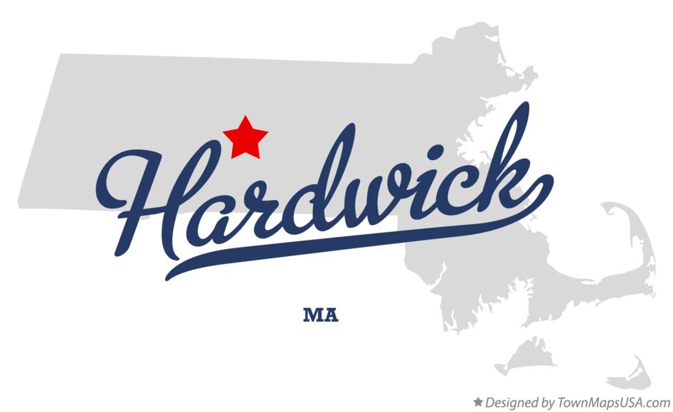 Map of Hardwick Massachusetts MA