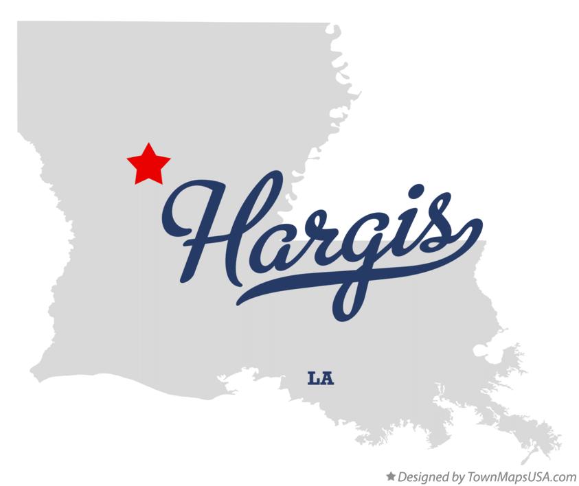 Map of Hargis Louisiana LA