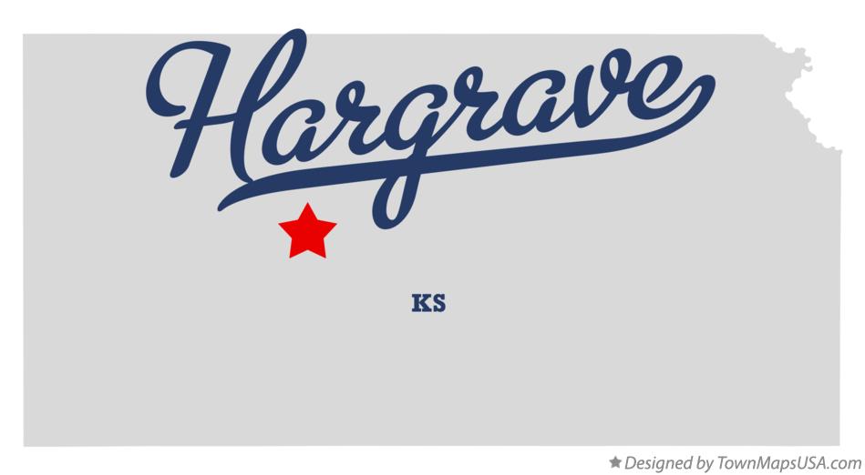 Map of Hargrave Kansas KS