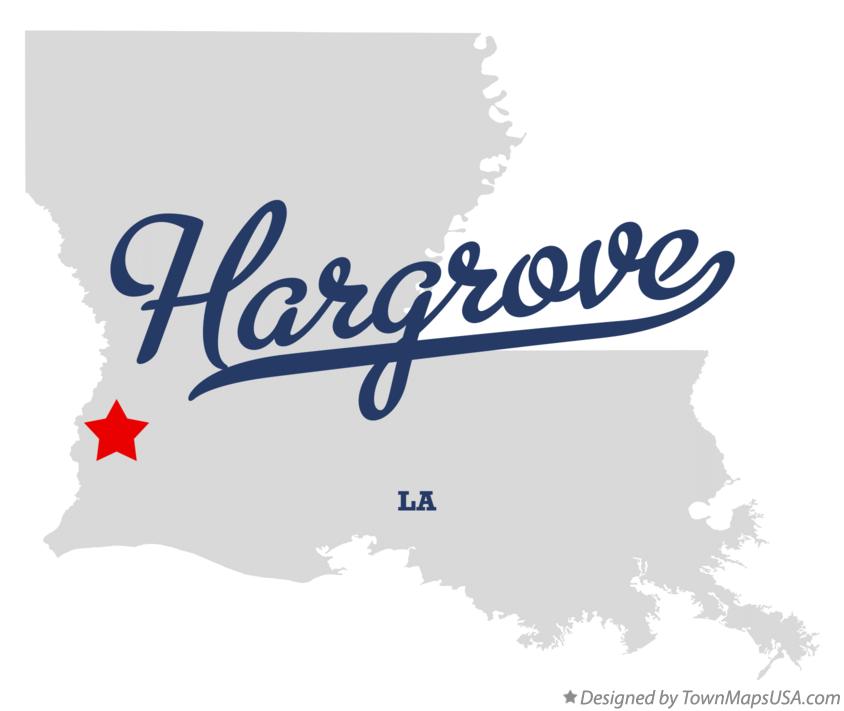 Map of Hargrove Louisiana LA