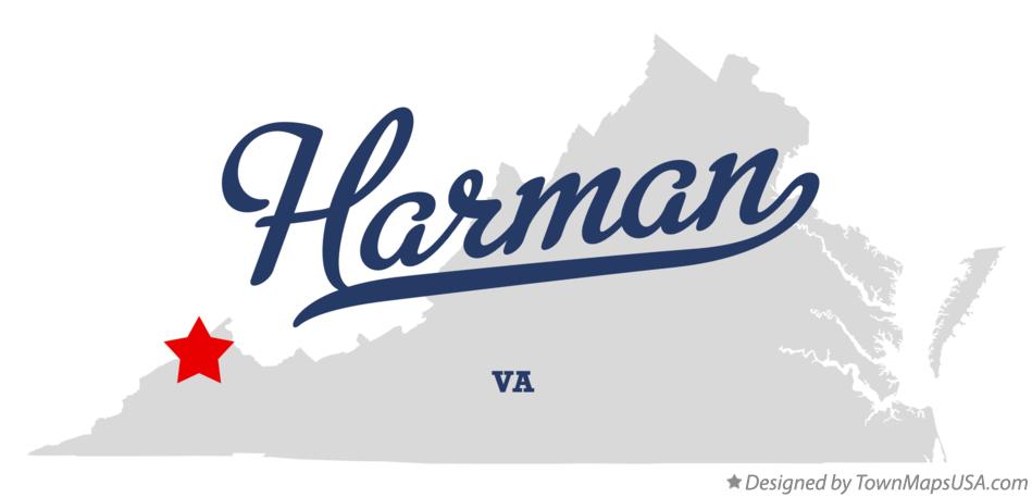 Map of Harman Virginia VA