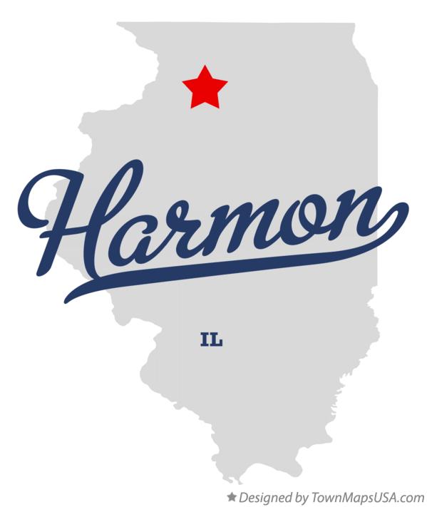Map of Harmon Illinois IL