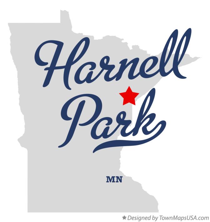Map of Harnell Park Minnesota MN