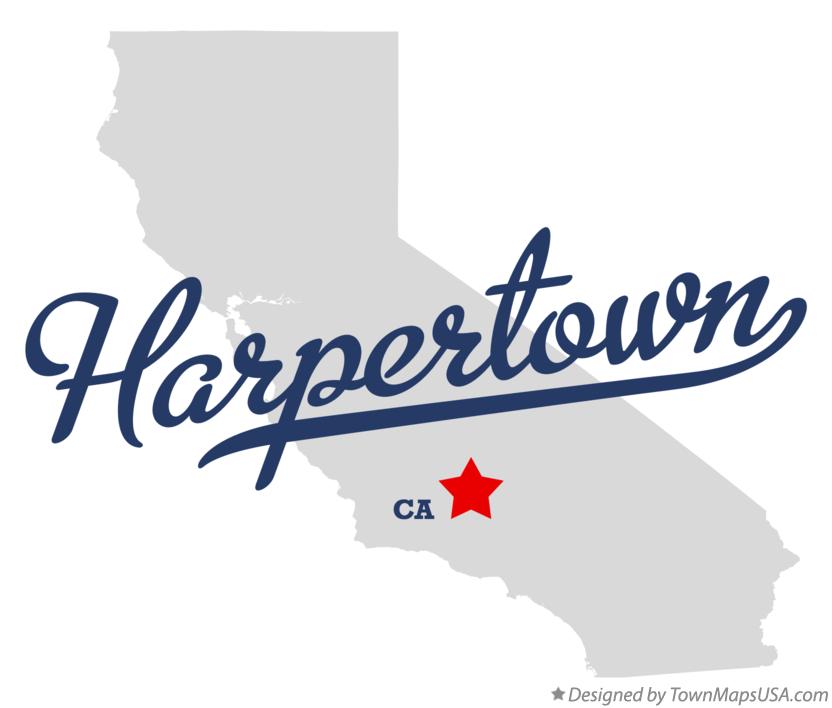 Map of Harpertown California CA