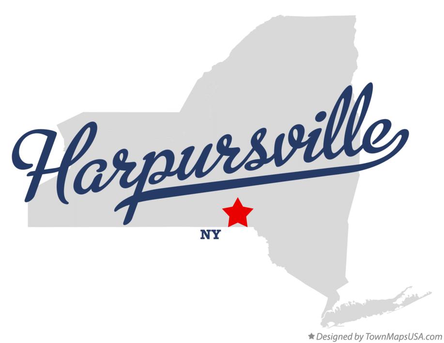 Map of Harpursville New York NY