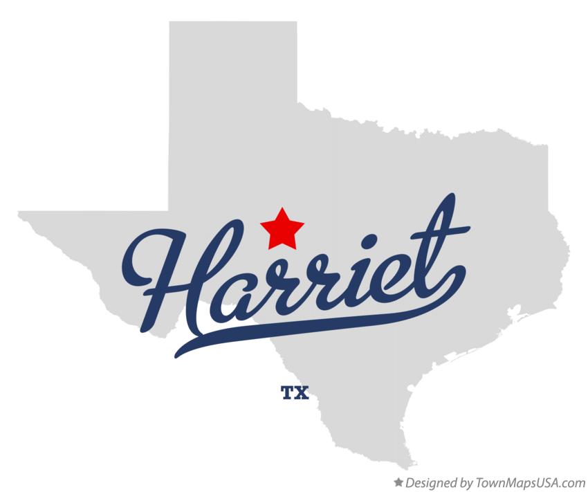 Map of Harriet Texas TX