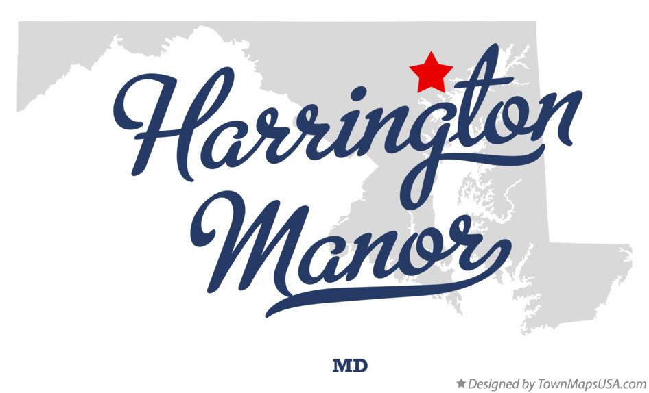 Map of Harrington Manor Maryland MD