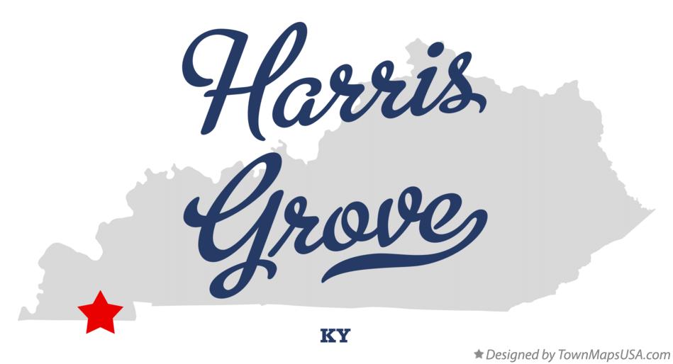 Map of Harris Grove Kentucky KY