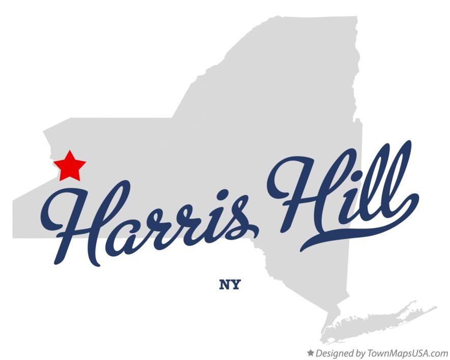 Map of Harris Hill New York NY