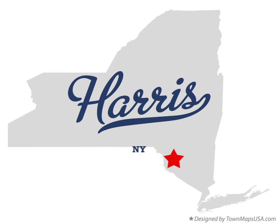 Map of Harris New York NY