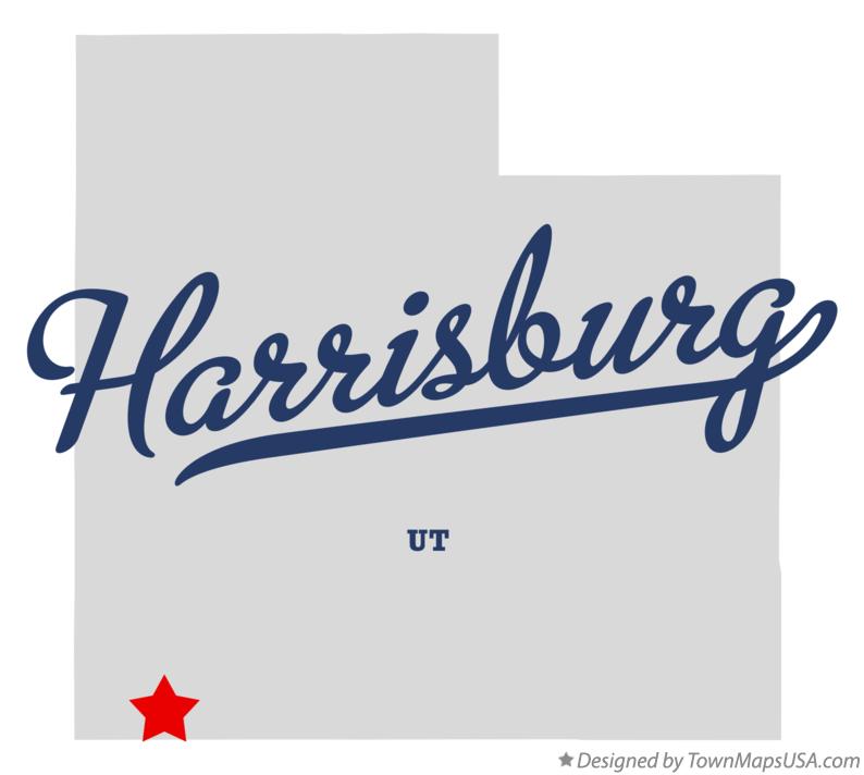 Map of Harrisburg Utah UT