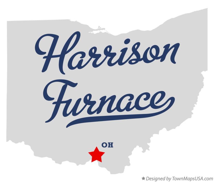 Map of Harrison Furnace Ohio OH