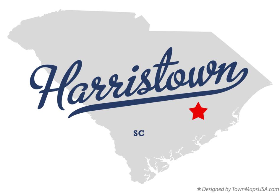 Map of Harristown South Carolina SC