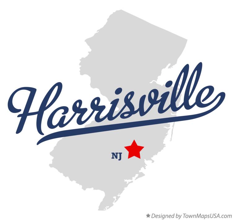 Map of Harrisville New Jersey NJ