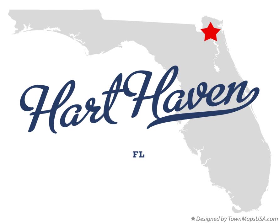 Map of Hart Haven Florida FL