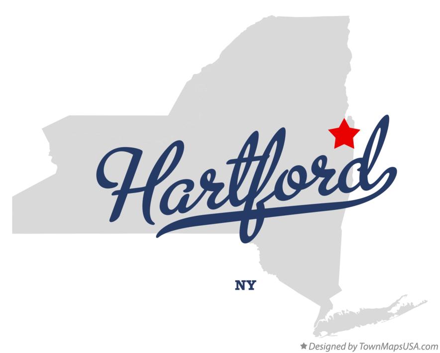 Map of Hartford New York NY