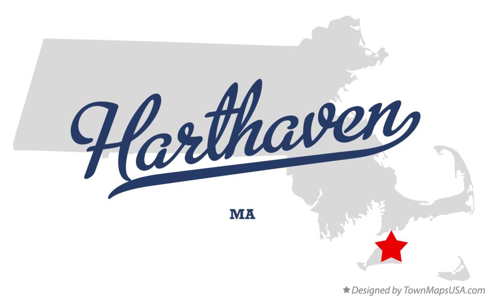 Map of Harthaven Massachusetts MA