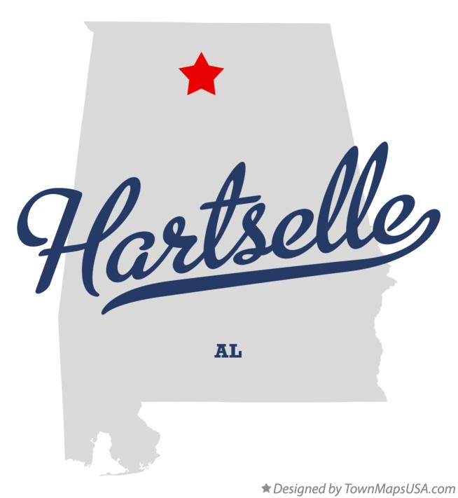 Map of Hartselle Alabama AL