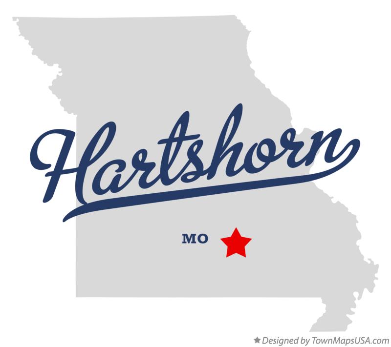 Map of Hartshorn Missouri MO