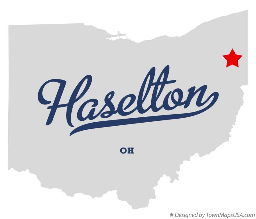 Map of Haselton Ohio OH
