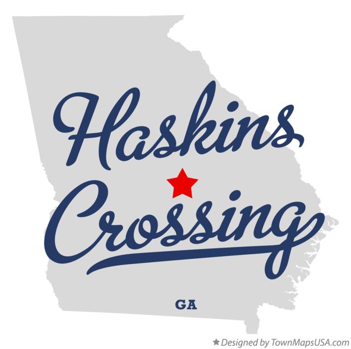 Map of Haskins Crossing Georgia GA