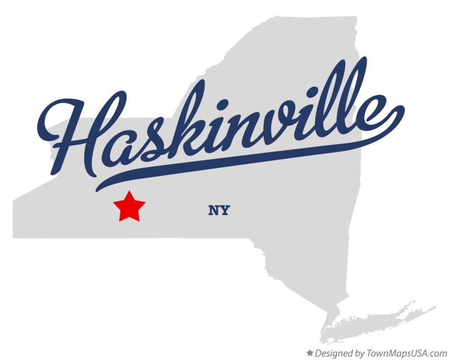 Map of Haskinville New York NY