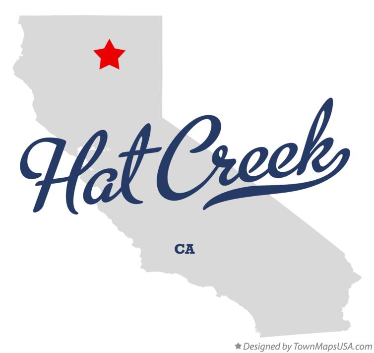 Map of Hat Creek California CA