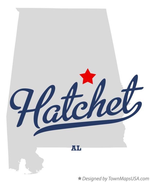 Map of Hatchet Alabama AL