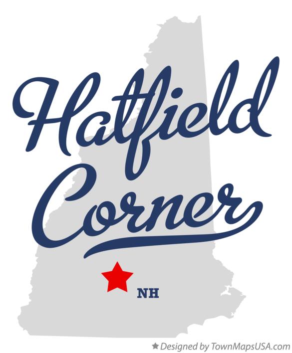 Map of Hatfield Corner New Hampshire NH