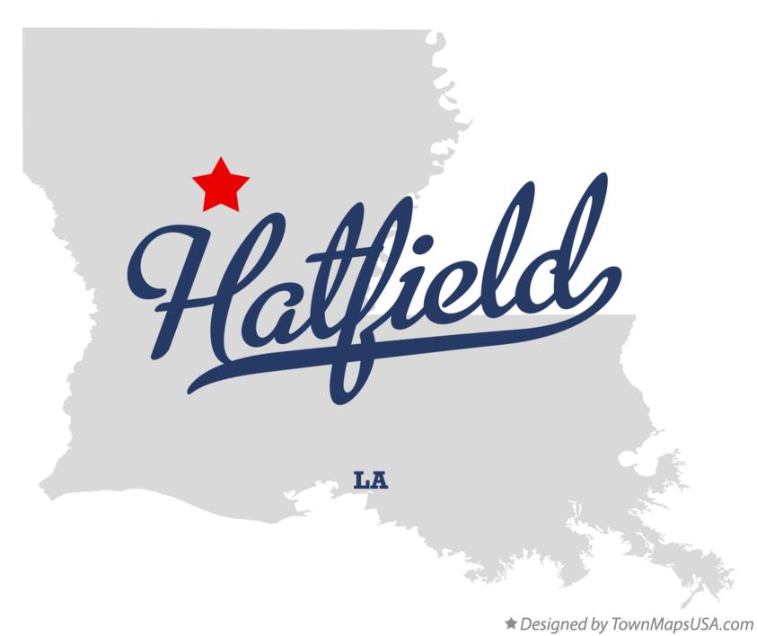 Map of Hatfield Louisiana LA