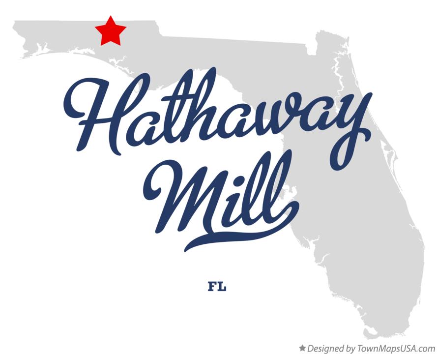 Map of Hathaway Mill Florida FL