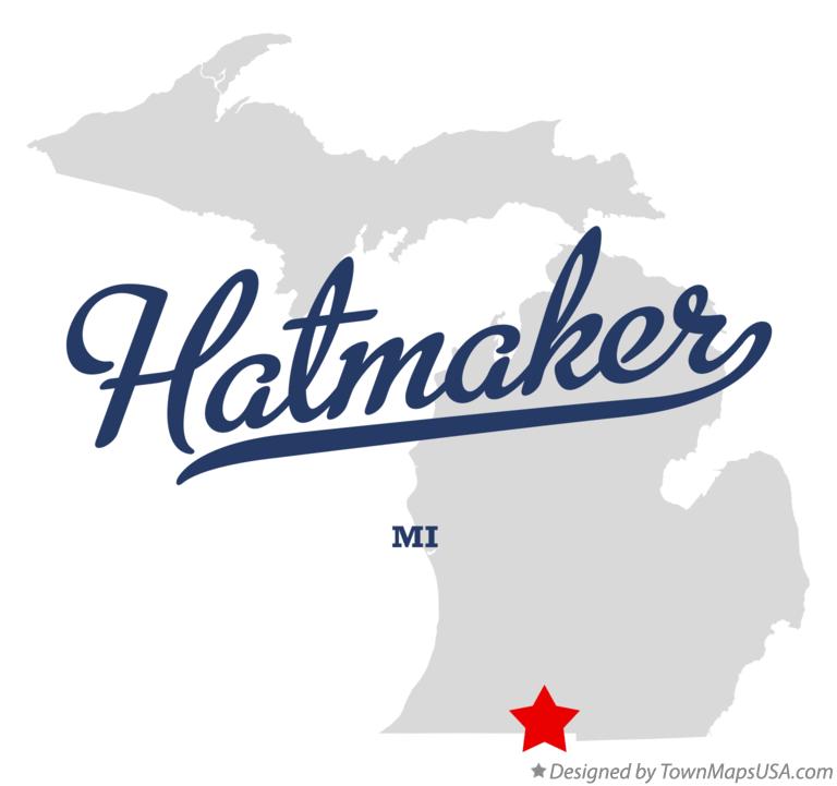 Map of Hatmaker Michigan MI