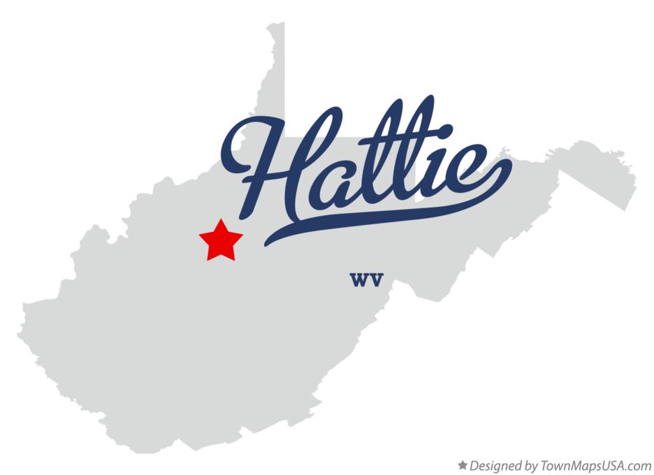 Map of Hattie West Virginia WV