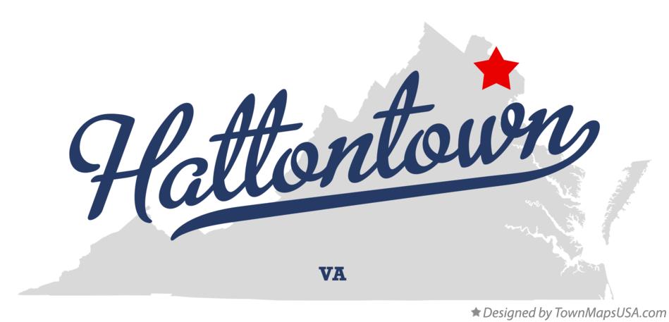 Map of Hattontown Virginia VA