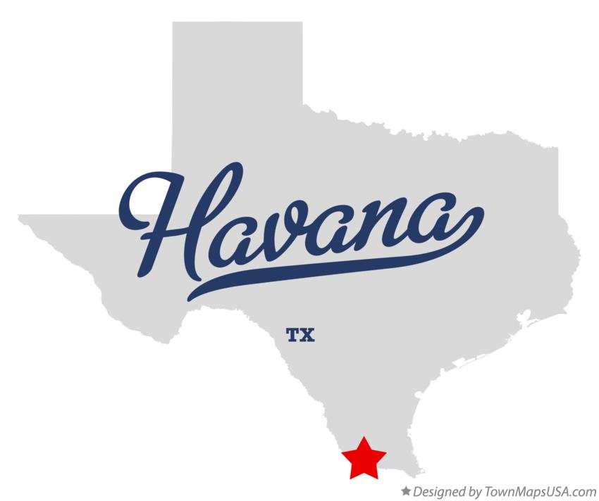 Map of Havana Texas TX