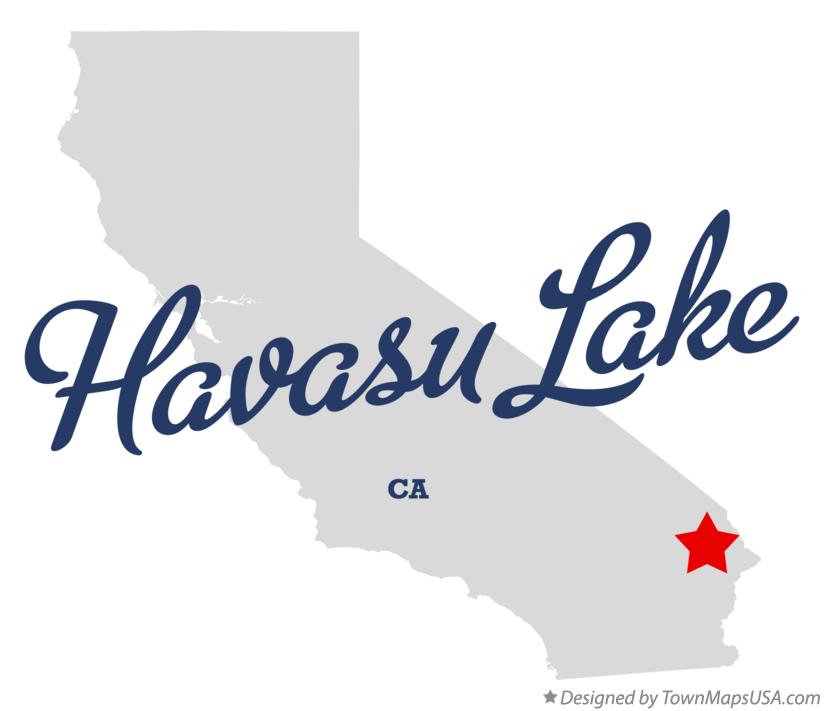Map of Havasu Lake California CA