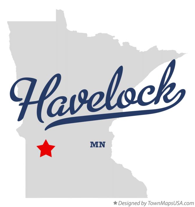 Map of Havelock Minnesota MN
